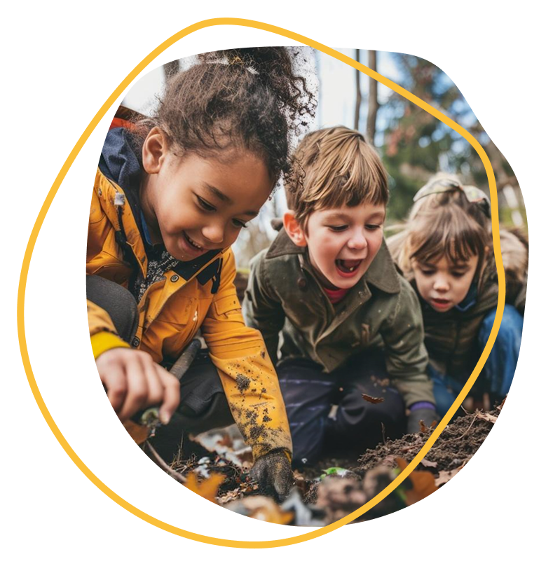 Kinderen spelen afbeelding